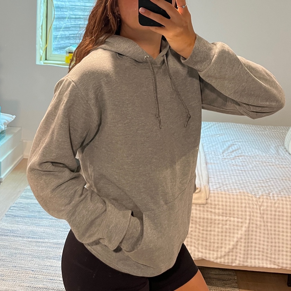 Gray hoodie